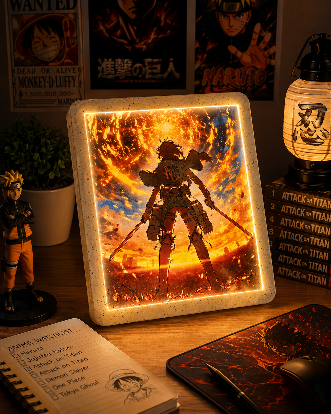 Attack on titan 4d portrait