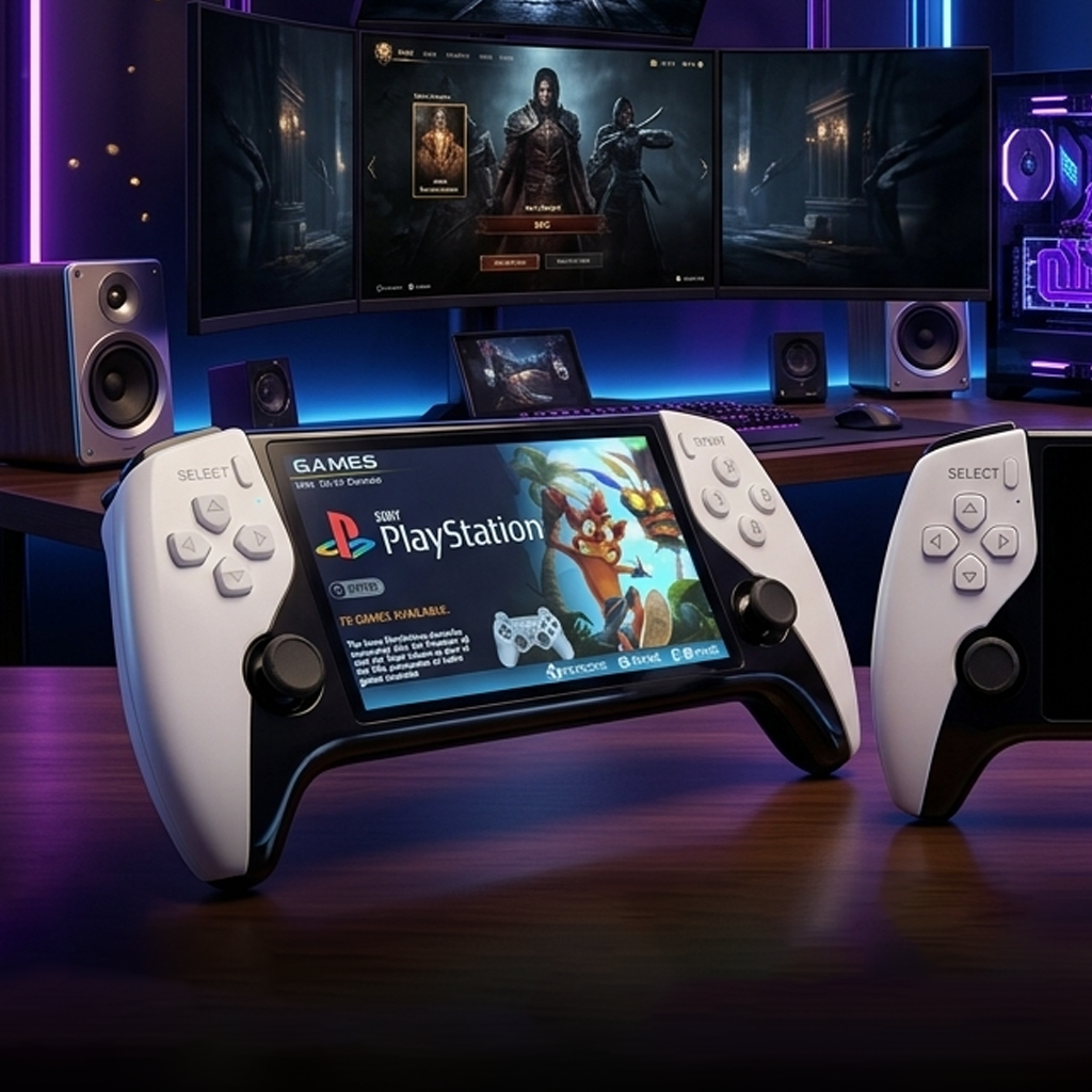 Retro Handheld Game Console - 5.5" IPS