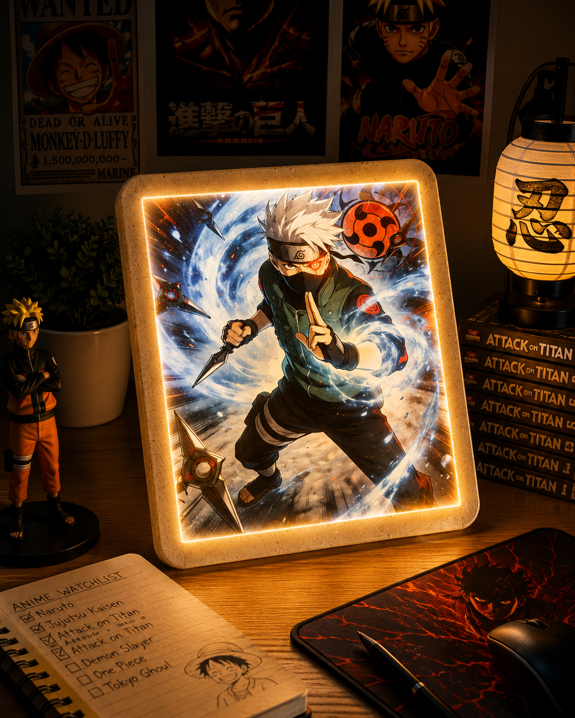 Kakashi 4d portrait